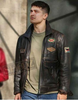 The Protector Cagatay Ulusoy Brown Leather Jacket